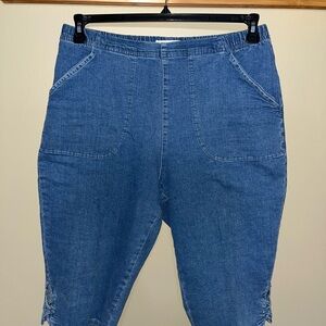 Women's Blue Jean Shorts/Capris
